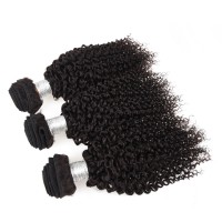 Wholesale raw virgin hair weft cheap curly Brazilian human hair boudles grade 10A