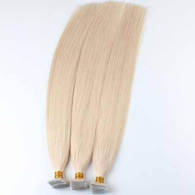 Best selling virgin natural russian hair extension tape in