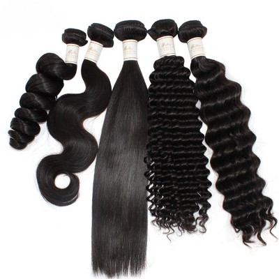 Wholesale best human hair vendors hair bundles with lace closure and frontal weft