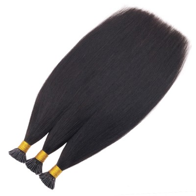 20% off wholesale virgin I tip human hair cuticle aligned hair extensions i tip