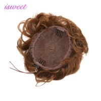 2020 cheap drawstring human hair dark brown women hair buns chignon