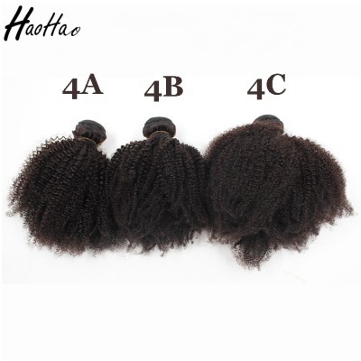 Wholesale bulk 4a 4b 4c curly brazilian hair weave for braiding virgin afro kinky human hair